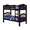 Homeroots Espresso Twin Over Twin Bunk Bed 285837 - alternate 1