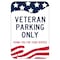 Sign Solutions Usa Parking Sign, 12 in W, Aluminum Sign, White DCS12HWT1218CUS00115 - alternate 1