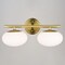 Vaxcel Sloane 2 Light LED Gold Satin Brass Mid-Century Modern Bathroom Vanity Wall Fixture W0433 - alternate 9