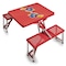 Picnic Time Family Of Brands Kansas Jayhawks - Picnic Table Portable Folding Table, Red 811-00-100-244-0 - alternate 1