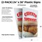 Signmission Chicken Sandwiches, Plastic Signs Only 24 Inch x 36 Inch, Corrugated Plastic, 2PK CSB-2436-2PACK-Chicken Sandwiches - alternate 2