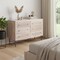 Homeroots 48" Brushed Ivory Solid Wood Six Drawer Double Dresser 489200 - alternate 5