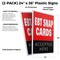 Signmission Ebt Snap Cards, Plastic Signs Only 24 Inch x 36 Inch, Corrugated Plastic, 2PK CSB-2436-2PACK-Ebt Snap Cards - alternate 2