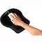 Fellowes Easy Glide Gel Wrist Rest and Mouse Pad  Black, Black FEL93730 - alternate 2