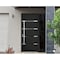 Vdomdoors Steel Door Deux 1105 Black Enamel Sidelight Exterior Window Sidelite Stainless Inserts Entry Door P DEUX1105EXD-BLK-W36+14xH80-RH-O - alternate 5
