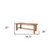 Homeroots 95" Natural Reclaimed Wood Trestle Base Dining Table 604016 - alternate 16