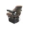 Uni Pro 1310 Air Suspension Seat, 12-Volt, Dynamic Dampening Susp., Brown Fabric 8276 - alternate 9
