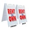 Signmission Rent To Own, A-Frame & 2 Decals Installed, Heavy-Duty Plastic Frame SBHD-D-2436-Rent To Own - alternate 4