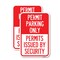 Signmission Permit Parking Only Permits Issued by Security, 18'' X 24'' 2 Signs, Heavy Gauge Aluminum, 2PK A-1824-2PACK-23312 - alternate 1