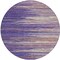 Homeroots 8' Purple Copper And Ivory Round Striped Washable Indoor Outdoor Area Rug 597285 - alternate 6