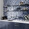 Apollo Tile Mirari 12x12 in. Blue, Gray Glossy Glass 3D Geometric Subway Mosaic Wall Tile (4.79 sq ft/case) 5PK APLMNC8809MAA - alternate 2