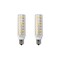 Bulbrite 70w Equivalent Dimmable Clear Mini T6 Candelabra Screw Base (E12) LED Mini Light Bulb, 3000K, 2PK 862643 - alternate 1