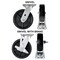Hyw Products Heavy Duty Caster Set 8in Plastic Wheels, 2 Swivel & 2 Swivel with Brake, 4PK 40-80S-A1-HP-2,40-80S-A1-HP-TB-2 - alternate 4