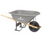 Corona Tools 6 Cu. Ft. Poly Wheelbarrow, Wood Handles, Pneumatic Tire WB12060 - alternate 1