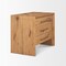 Homeroots 19in Brown Solid Wood Accent Cabinet With Three Drawers 727718 - alternate 7