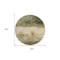 Homeroots 8' Fern Green And Beige Round Abstract Washable Indoor Outdoor Area Rug 603019 - alternate 8