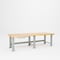 Pucel Hardwood Top Hydraulic Bench, 36 in W x 96 in D x 37 in H, Gray HBW-3696-E12 - alternate 1
