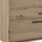Homeroots 24" Natural Wood Floating Bathroom Vanity With White Sink And Two Drawers 624087 - alternate 4