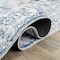 World Rug Gallery Traditional Vintage Distressed Washable Non Slip Runner Rug 2 ft x 8 ft Blue WR77BLUE2X8 - alternate 6
