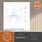 Vaxcel Estelle 6-Light 24 in W Brass Gold Mid-Century Modern Sputnik Semi Flush Ceiling Fixture C0162R - alternate 9