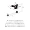 Amerock Glacio Clear/Oil-Rubbed Bronze Contemporary 5-7/16 in 138 mm Length Towel Ring BH36062CORB - alternate 6