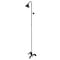 Kingston Brass Wall Mount Shower Combo, Matte Black CCK2670 - alternate 1