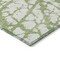 Homeroots 5' X 8' Green And Ivory Abstract Washable Indoor Outdoor Area Rug 614342 - alternate 6