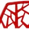 Leisuremod Cornelia Modern Stackable Dining Chair with Cut-Out Tree Design, Transparent Red, 2PK C18TR2 - alternate 6