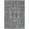 Homeroots 8' X 10' Navy Blue Beige And Taupe Oriental Washable Indoor Outdoor Area Rug 582101 - alternate 8