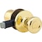 Kwikset Mobile Home Polished Brass Passage Hall/Closet Door Knob 200M 3 CP 7/8RFL RCS - alternate 4