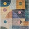 Homeroots 5' X 8' Green Purple And Blue Geometric Washable Indoor Outdoor Area Rug 604409 - alternate 9