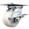 Service Caster 4 Inch Heavy Duty Nylon Caster with Ball Bearing and Brake SCC-35S420-NYB-SLB - alternate 1