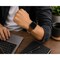 Elegani Replacement Rubber Watch Replacement Band Compatible with Apple Watch 41mm, Brown, Silver Buckle OMGSWT-BRN-41 - alternate 3