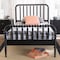 Baxton Studio Lucera Mid-Century Black Twin Size Bobbin Bed 257-14012-ZORO - alternate 9