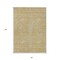 Homeroots 8' X 10' Gold And Beige Geometric Washable Indoor Outdoor Area Rug 594548 - alternate 9