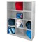 Sandusky Lee Adjustable Open Bin Cubbie Cabinet, 46 in W x 18 in D x 66 in H, 12 Compartments, Gray, Wood IC00461866-05 - alternate 7