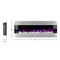 Northwest 54in Wall Mounted Electric Fireplace Heater with Remote Control Adjustable LED Flame Color 80-2000A-54-SS - alternate 7