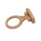 Homeroots Traditional Solid Teak Heavy Duty Towel Ring 475855 - alternate 8