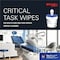 Kimtech WypAll Critical Clean WetTask Wipers for Bleach, Disinfectants, Sanitizers, Center-Pull, Bucket, PK6 06411 - alternate 3