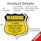 Signmission 24 Hour Surveillance Shield Sign Warning, 12 inch X 12 inch, Plastic Sign, 2PK SHI-P-2PACK-12-354 - alternate 6