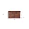 Homeroots 64" Brown Distressed Solid and Reclaimed Wood Seven Drawer Double Dresser 554673 - alternate 16
