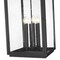 Z-Lite Hartwell 6-Light Outdoor Chain Mount Ceiling Fixture, 15 in W, Sand Black 5019CHXXL-BK - alternate 7