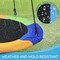 Serenelife Saucer Swing with Tree Hang Kit, 40 in Outdoor Tree Swing, 2 Adjustable Hanging Rope Straps and SLSWNG100RB - alternate 5
