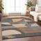 Homeroots 8' X 10' Brown Taupe And Wheat Geometric Washable Indoor Outdoor Area Rug 616721 - alternate 8