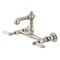 Kingston Brass Double-Handle Wall Mount Bathroom Faucet, Polished Nickel KS7256PL - alternate 1