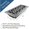 Sierra Grates 4 in. H X 12 in. W Powder Coat Steel, Granite Grey Floor Register VIC412-GRY - alternate 4