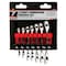 Performance Tool 7 pc. SAE Stubby Wrench Set, Fully Polished, Nickle Plated, Tight Access W30507 - alternate 2