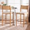 Bali & Pari Chatura Natural Rattan Bar Stool 267-2PC-14589-ZORO - alternate 7