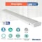 Bulbrite 4 ft. 3000K LED Dimmable Wraparound Light W/ Battery Backup (120-277v), 5300lm, White 773506 - alternate 10
