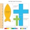 Freshcut Crafts Punch Out Paper Cutouts, Religious Shapes, 232-Piece Set 850054391254 - alternate 5